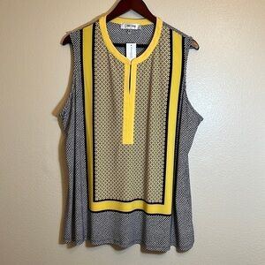 𝅺nwt Jones Studio by Dress Barn Plus Size Sleeveless Tank Top